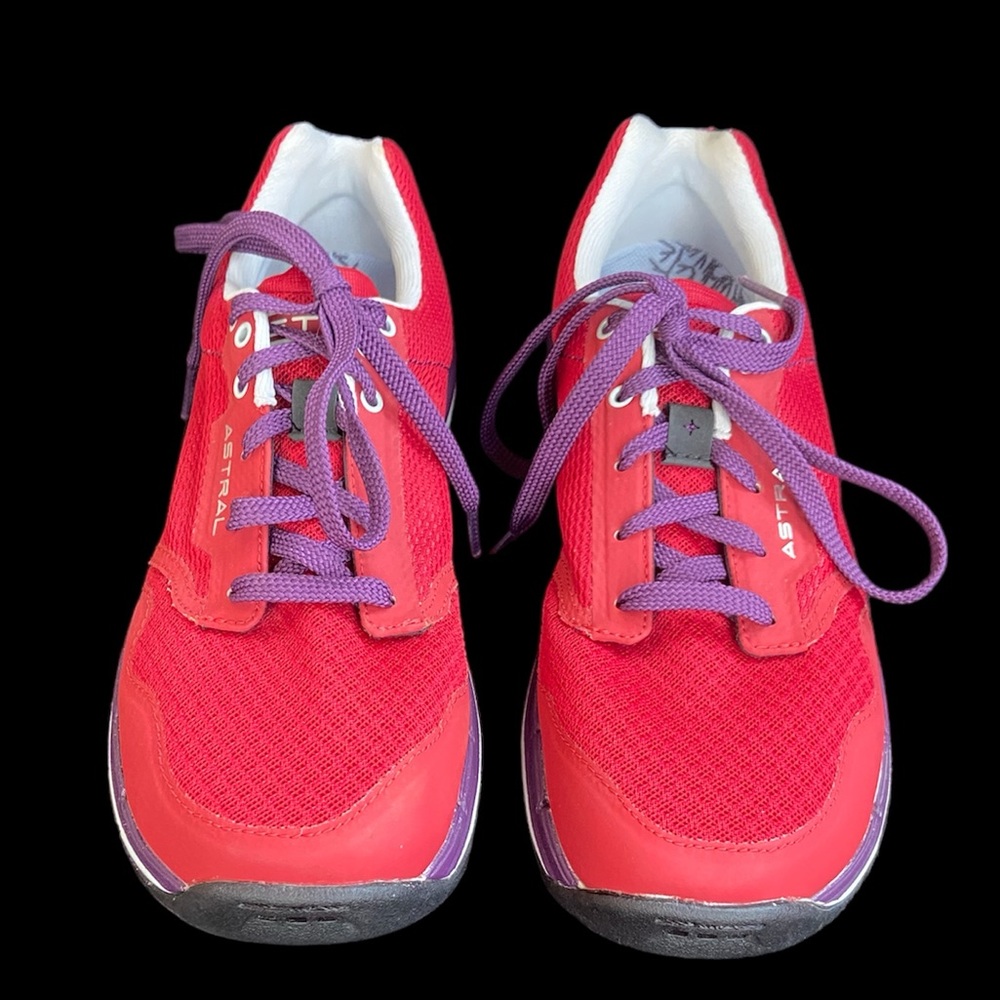 SOLD Astral TR1 Mesh Women Sz 7 Shoes Red Purple Athletic Hiking Backpacking 2X